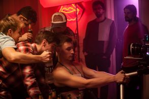 Centurion behind the scenes Cast in photo: Frederick Szkoda Eddie Usher Pip Gladwin Scott Watson Cassidy Little