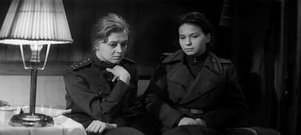 Alina Pokrovskaya and Natalya Rychagova in Officers (1971)