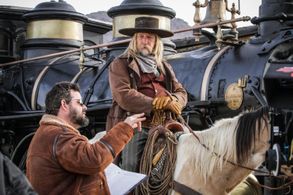 Jeffery Patterson with director, Matthew Gratzner, on 