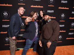 David Cohen, Jack Black, Jennifer Yuh Nelson, Frank Abney, at Variety's 
