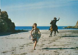 Victoria Abril and Gene Quintano in Comin' at Ya! (1981)