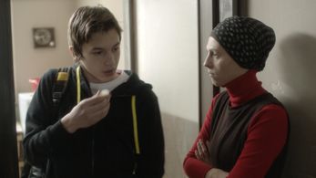 Marija Pikic and Ismir Gagula in Children of Sarajevo (2012)