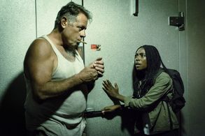 Nick Young and Alexandra Slade in Friend of the World (2020)