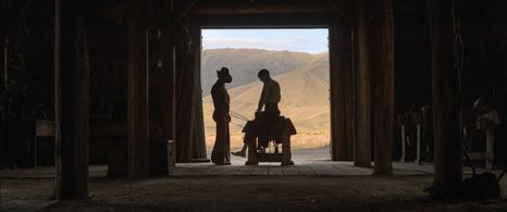 Benedict Cumberbatch and Kodi Smit-McPhee in The Power of the Dog (2021)