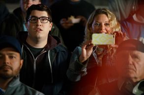 Amanda Detmer and Matthew Joel Kranyak in Lady Driver (2020)