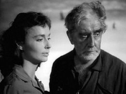 Nikolay Volkov and Yuliya Sevela in Chyornaya chayka (1962)