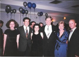 Graduate Student Council of American University circa 1995 with President Benjamin Ladner and his wife, from left, Secre