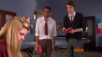 Eugene Simon and Alex Sawyer in House of Anubis (2011)