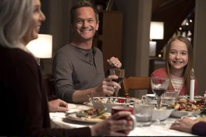 Neil Patrick-Harris and Sophia Reid-Ganztert in 8-Bit Christmas