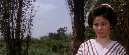 Eiko Takashiro in Zatoichi and the Doomed Man (1965)