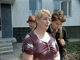 Lidiya Fedoseeva-Shukshina, Albert Filozov, and Nikita Mikhaylovsky in Love and Lies (1981)