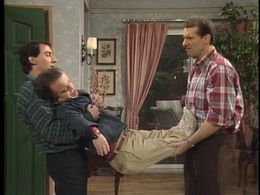 Daniel Frishman, David Garrison, and Ed O'Neill in Married... with Children (1987)