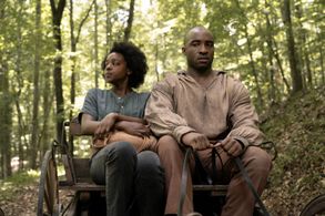 Mallori Johnson and Austin Smith in Kindred (2022)