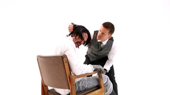 Chris Foy and Adam Saunders in The Confession (2016)