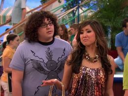 Brenda Song and Matthew Nogues in The Suite Life on Deck (2008)