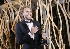 Florian Zeller at an event for The Father (2020)