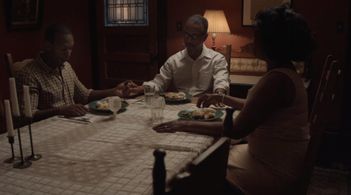 Scene from the short film Doors