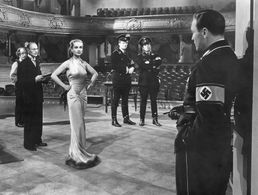 Jack Benny, Carole Lombard, Paul Barrett, James Gillette, and Charles Halton in To Be or Not to Be (1942)