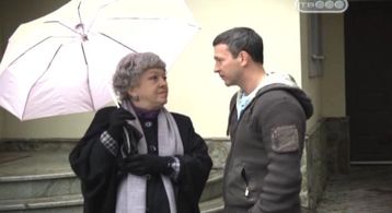 Olga Volkova and Nikita Salopin in Zdes kto-to est (2010)