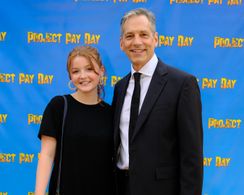 Greg Koorhan and Quinn McColgan at the Project Pay Day premiere