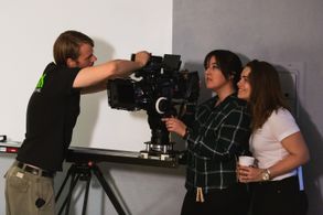 Nell Teare with Julia Swain and Todd Hughlett