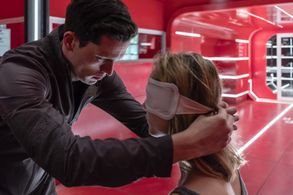 Nora Arnezeder and Wil Coban in Origin (2018)