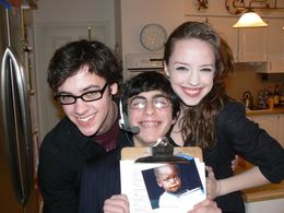 Laura Barbiea behind the scenes in Loss for Words (2011)