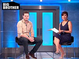 Julie Chen Moonves and Derrick Levasseur in Big Brother (2000)