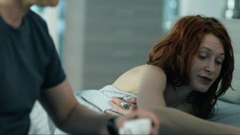 Still of Rebecca Bujko and Martin Freeman in Startup