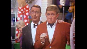 Dave Madden and Dick Martin in Rowan & Martin's Laugh-In (1967)