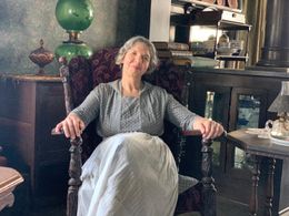 Norma Jean on the set of “Killers of the Flower Moon”