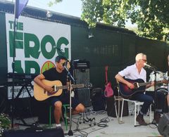 playing out with friends.