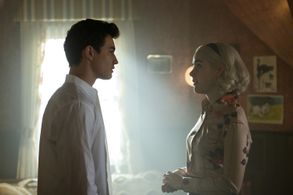 Kiernan Shipka and Gavin Leatherwood in Chilling Adventures of Sabrina (2018)