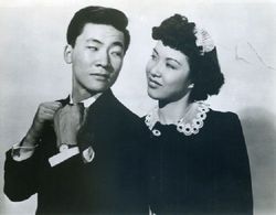 Iris Wong and Victor Sen Yung in Charlie Chan in Rio (1941)