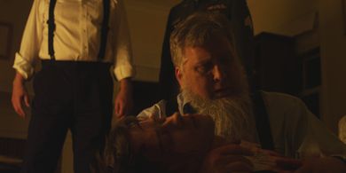 Daniel Roebuck and Aaron Miller in The Congregation (2011)