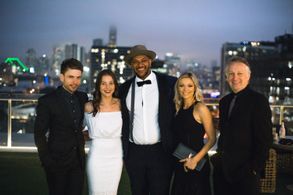 Life of the Party Brisbane Premiere 2017. Damian Sommerlad, Georgia Chara, Michael Budd, Holly Brisley, Greg Eccleston
