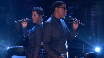 Toni Braxton and Kenneth 'Babyface' Edmonds in Conan (2010)