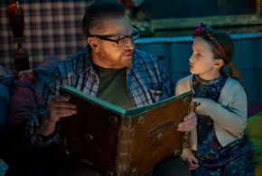 Mia McGovern Zaini and Tom Arnold in 