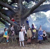 On set of My Place, 13 lead characters 2008-1888