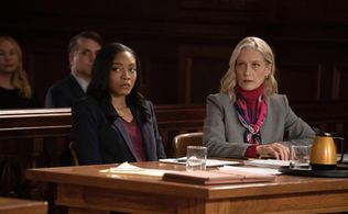 Still of Christen Sharice and Jessica Tuck in Fault Lines and Law & Order