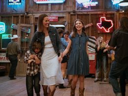 Roxton Garcia, Leslie Bibb, Callie Haverda in “The Lost Husband”