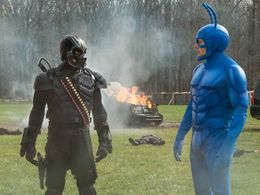 Peter Serafinowicz and Scott Speiser in The Tick (2016)