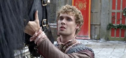 Still of Harry Jarvis as Sir Geoffrey in 'The Knight Before Christmas'