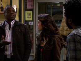 Reno Wilson, Nyambi Nyambi, and Nosheen Phoenix in Mike & Molly (2010)