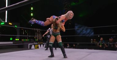 Rachel Kelvington and Taynara Melo in AEW Dark: Elevation (2021)