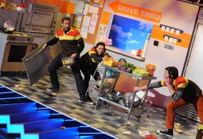 Steve Carell, Meryl Hathaway, and Rob Gleeson