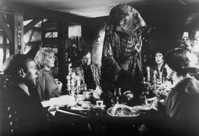 John Cleese, Terry Gilliam, Graham Chapman, Eric Idle, Terry Jones, Michael Palin, and Monty Python in The Meaning of Li