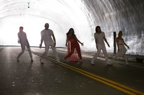 Jordan Rodrigues, Robert Roldan, and Sophia Aguiar in Breaking Through (2015)