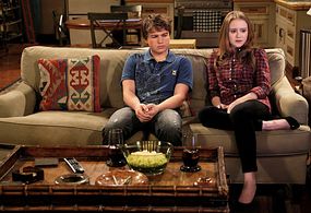 Angus T. Jones and Macey Cruthird in Two and a Half Men (2003)