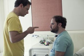 Yorgos Pirpassopoulos and Makis Papadimitriou in Chevalier (2015)